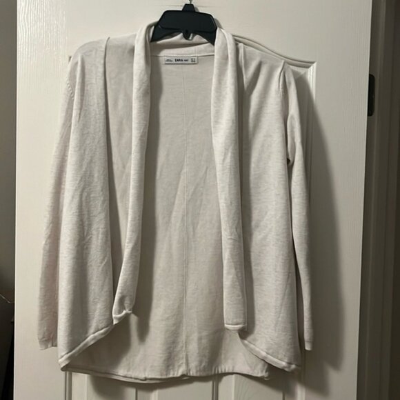 Zara EUC knit white cardigan size S - Picture 1 of 4